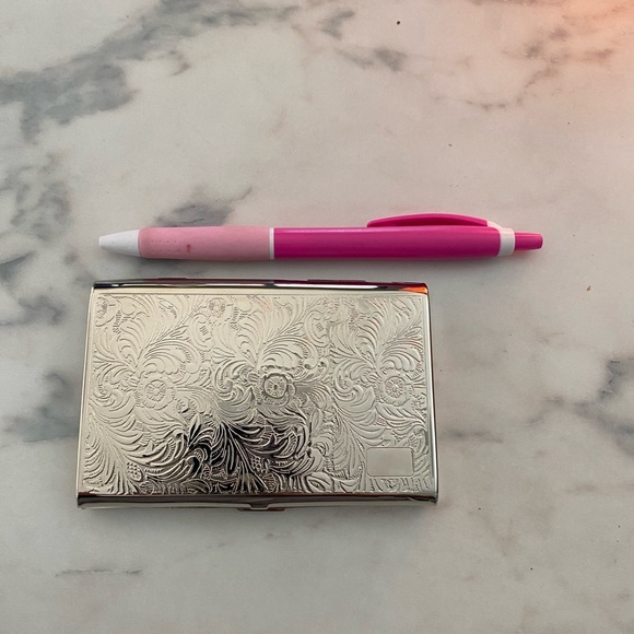 SILVER CARD CASE - Picture 2 of 5